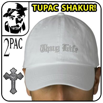 NEW THUG LIFE 2PAC BALL TUPAC SHAKUR HAT 2 PAC CAP SW  