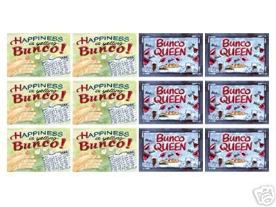 LOT OF 12 BUNCO MAGNETS Party Favors  SALE NEW  