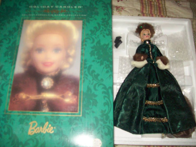 1996 Holiday Caroler Porcelain Barbie MIB  