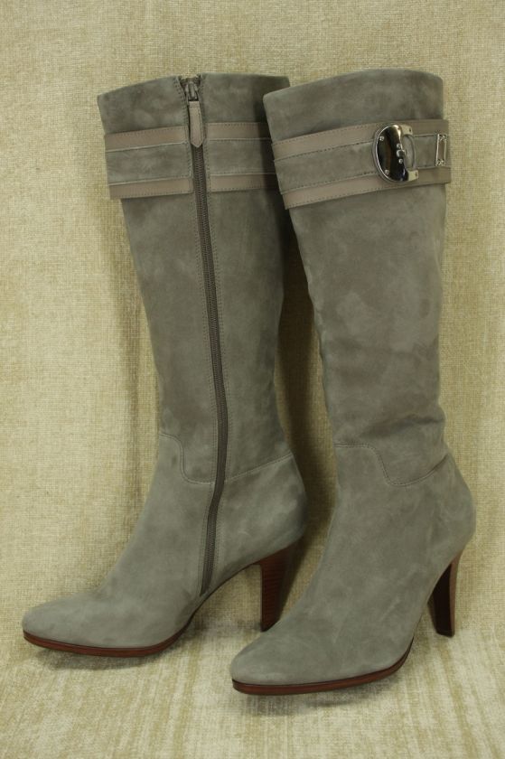 Cole Haan Nicole Air Tall Grey Suede Boots size 10  