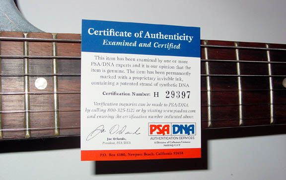Dierks Bentley Autographed Signed Airbrush Guitar & Proof PSA UACC RD 