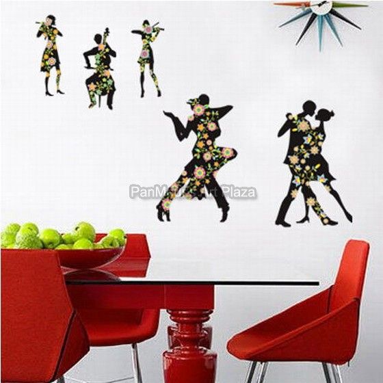ECO 16 Dancing With You, Mural Deco Decals Wall Sticker  