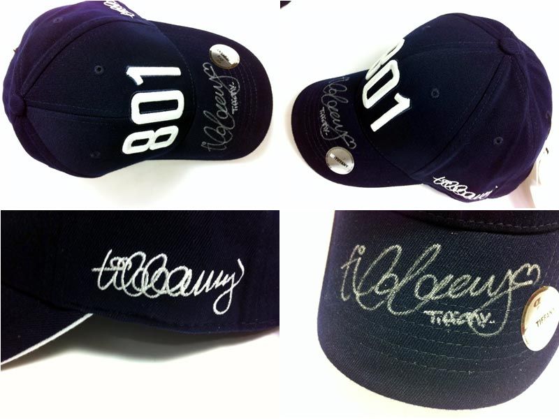 SNSD SPAO official Birthday Cap Autographed by Tiffany  