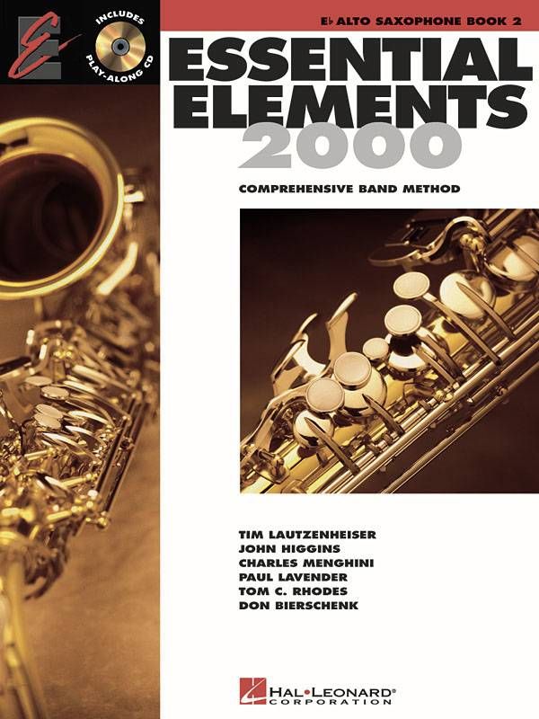 Essential Elements 2000, ALTO SAXOPHONE SAX Book 2, CD  