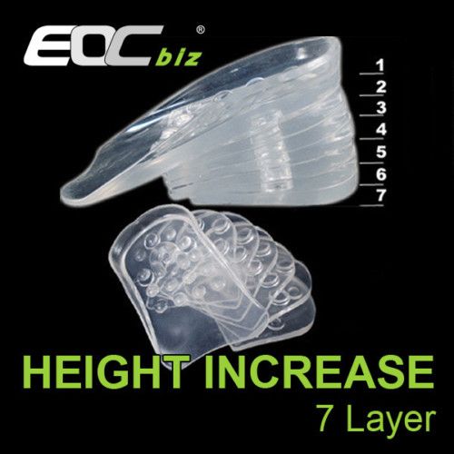 Height Increase Shoes Insole Elevator PAD 7Layers 4.6cm  